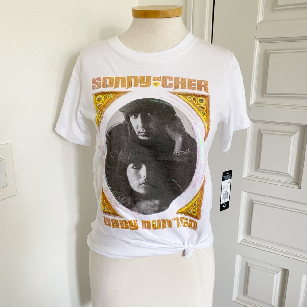 NWT Truce Sonny & Cher Graphic T-Shirt Children’s Large Short Sleeve Nordstrom